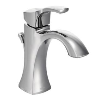 MOEN Voss Single Hole Single Handle High Arc Bathroom Faucet in Chrome 6903