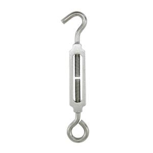 Lehigh 350 lb. 3/8 in. x 8 in. Stainless Steel Hook and Eye Turnbuckle 7112