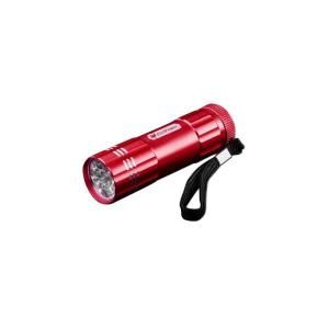 9 LED Flashlight in Color Red GG 113 09RD