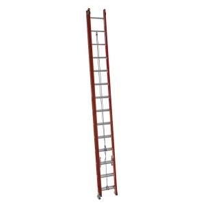 Werner 28 ft. Fiberglass Extension Ladder with 300 lb. Load Capacity Type IA Duty Rating D6228 2