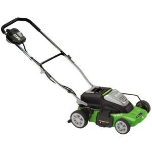 Earthwise 14 in. Rechargeable Cordless Electric Lawn Mower 60214