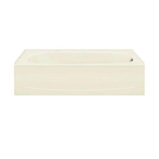 Sterling Plumbing Performa 5 ft. Right Hand Drain Vikrell Bathtub in Biscuit 71041120 96