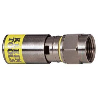 Klein Tools Universal F Compression Connector for RG6/6Q (50 Pack) VDV812 612