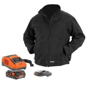 RIDGID 18 Volt Large Heated Jacket Kit in Black R8702K