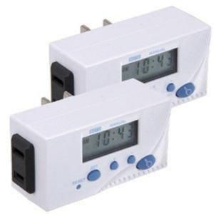 Westek 5 Amp Basic Digital Timer (2 Pack) TE22DHB