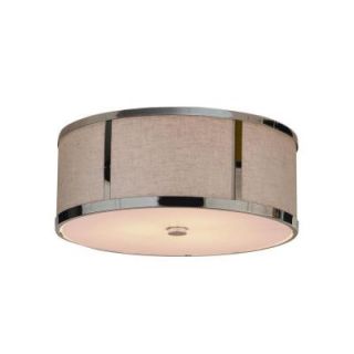 Filament Design Astoria 1 Light 10.5 in. Ivory Kinwashi and Brushed Nickel Pendant with 3 Tier Shades TP7996
