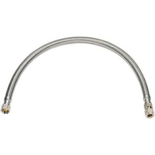 Homewerks Worldwide 3/8 in. OD x 3/8 in. OD x 12 in. Faucet Supply Line Braided Stainless Steel 7223 12 38 4