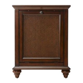 Home Decorators Collection Ansley 24 in. W Tilt Out Hamper in Walnut 1127400820