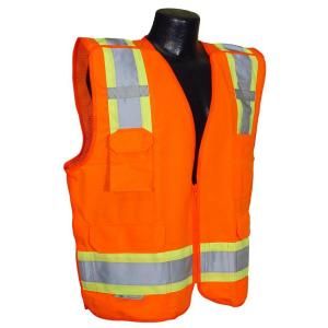 Radians Cl 2 Two tone Orange 2x Breakaway Safety Vest SV46O2X