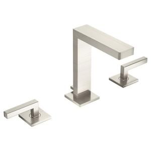 Symmons Duro 8 in. Widespread 2 Handle Lavatory Faucet in Satin Nickel SLW 3612 STN