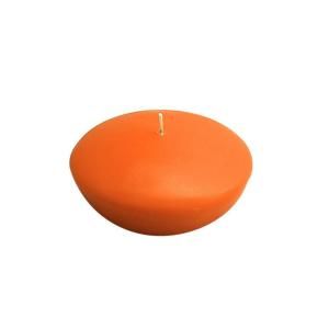 Zest Candle 3 in. Orange Floating Candles (Box of 12) CFZ 050