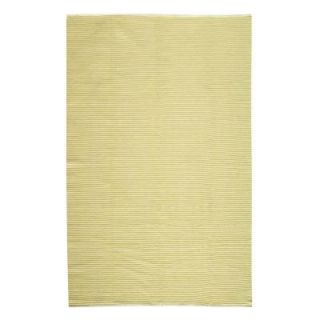 Home Decorators Collection Ribbed Cotton Celery 4 ft. x 6 ft. Area Rug 0467110620