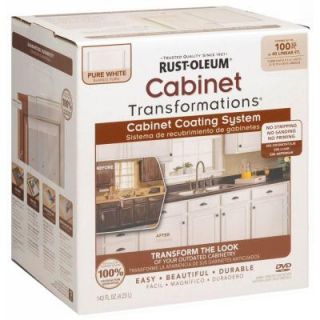 Rust Oleum Transformations 1 Qt. Pure White Cabinet Small Kit DISCONTINUED 263232
