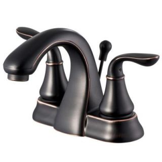 Fontaine Chambery 4 in. Centerset 2 Handle Mid Arc Bathroom Faucet in Oil Rubbed Bronze MFF CBYC4 ORB