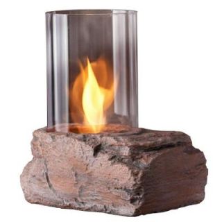 Real Flame Red Rock Tabletop Gel Fuel Personal Fireplace DISCONTINUED 430