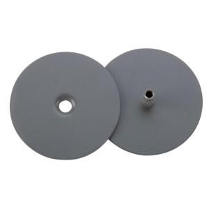 First Watch Security 2 5/8 in. Grey Door Hole Cover 1173
