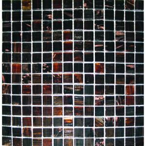 MS International Brown Iridescent 12 in. x 12 in. x 4 mm Glass Mesh Mounted Mosaic Tile SMOT GLS IBR4MM