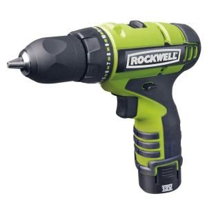 Rockwell 12 Volt LithiumTech Cordless Drill with 2 Batteries DISCONTINUED RK2510K2