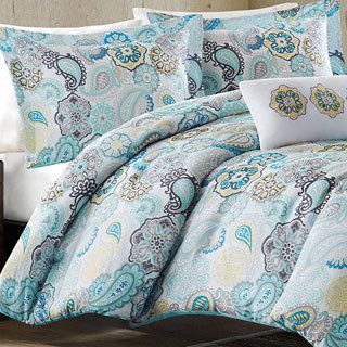 Jla Home Mizone Simi 4 piece Comforter Set Blue Size Twin
