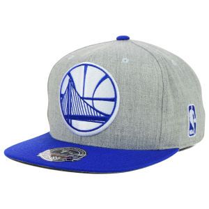 Golden State Warriors Mitchell and Ness NBA 2Tone Heather Fitted Cap