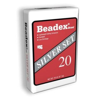 BEADEX Brand Silver Set 20 18 lb. Setting Type Joint Compound 385266