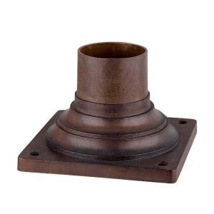 Acclaim Lighting Pier Mount Adapters Collection Outdoor Burled Walnut Pier Mount 5999BW