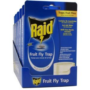 Raid Fruit Fly Trap (6 Pack, 6 Traps) FFT RAID H