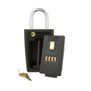NUSET 4 Number Combination Lockbox Key Storage Lock Box with Key Locking Shackle 2020 3