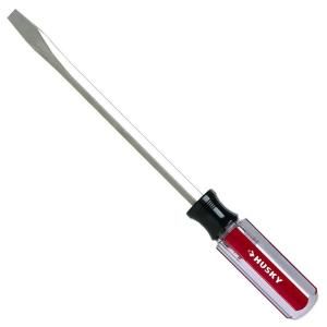 Husky 8 in. Slotted Screwdriver 74328