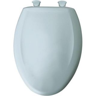 BEMIS Elongated Closed Front Toilet Seat in Blue Mist 1200SLOWT 174