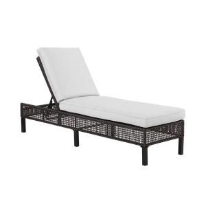 Hampton Bay Fenton Adjustable Patio Chaise Lounge with Bare Cushion DY9131 C B
