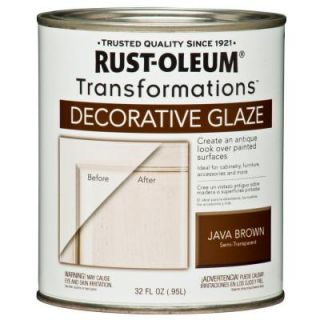 Rust Oleum Transformations 1 qt. Java Brown Cabinet Decorative Glaze 266227