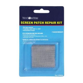 New York Wire Bright Aluminum Screen Patch Repair Kit (7 Pack) FSP8493 U