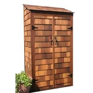 Greenstone 3 ft. x 2 ft. Cedar Garden Hutch Tool Shed DISCONTINUED GS32ACGH