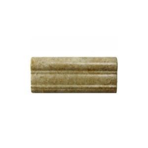 Daltile Brixton Bone 2 in. x 6 in. Ceramic Chair Rail Wall Tile BX0126CRWL1P2