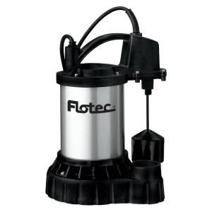 Flotec 1/3 HP Submersible Cast Iron/ Stainless Steel Automatic Sump Pump with Vertical Switch FPSC2250A