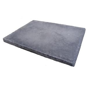Oldcastle 18 in. x 24 in. Rectangular Scalloped Concrete Step Stone 10500289