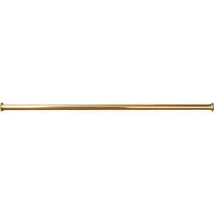 Barclay Products 84 in. Straight Rod with Flanges in Polished Brass 4100 84 PB