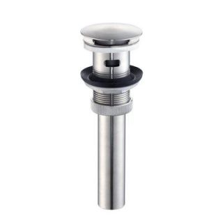 KRAUS Pop Up Drain with Overflow in Stainless Steel POP 01