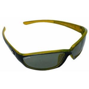Black/Yellow Frame Backspray Sunglasses with Silver Mirror Lenses BS1SM