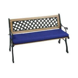 Home Decorators Collection Blue Sunbrella Outdoor Bench Cushion 1573820310