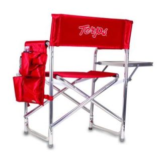 Picnic Time University of Maryland Red Sports Chair with Embroidered Logo 809 00 100 312