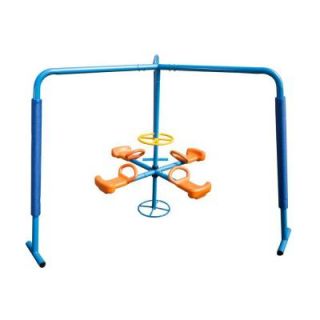 IronKids 4 Station Fun Filled Merry Go Round Playset 8030