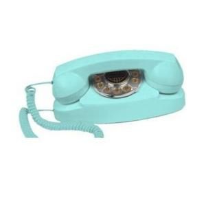 Paramount Analog Corded 1959 Princess Reproduction with Faux Rotary Dial   Blue PMT PRINCESS BL