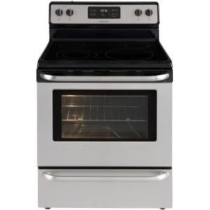 Frigidaire 30 in. 5.3 cu. ft. Electric Range with Self Cleaning Oven in Stainless Steel FFEF3048LS