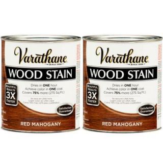 Varathane 1 Qt. Red Mahogany Wood Stain (2 Pack) DISCONTINUED 207114
