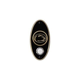 NuTone College Pride Pennsylvania State University Wireless Door Chime Push Button   Antique Brass CP2PSAB