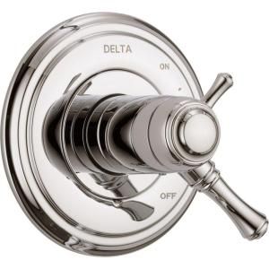 Delta Cassidy 17 Series Thermostatic Single Handle Valve Trim Only in Polished Nickel T17T097 PN