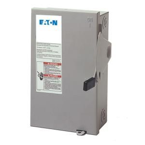 Eaton 30 Amp 3 Pole Fusible General Duty Safety Switch DG321NGB