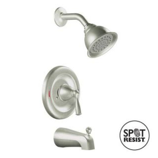 MOEN Banbury Single Handle Tub and Shower Faucet in Spot Resist Brushed Nickel 82910SRN